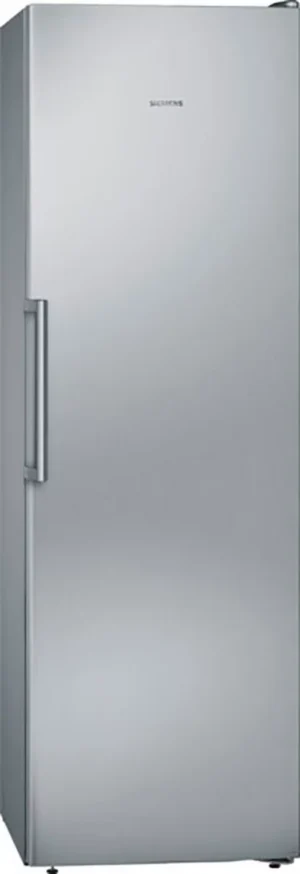 Siemens GS36NVIEP Freistehender Gefrierschrank, 242 Liter Volumen, EEK: E, Nutzinhalt: 242 Liter, No Frost – nie wieder abtauen!, Silberfarben